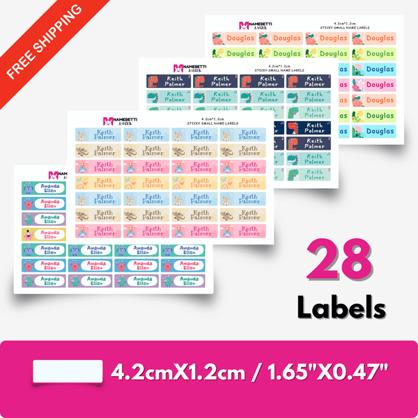Small Sticky Name Labels