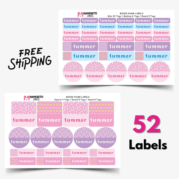 Basic Mixed Name Labels