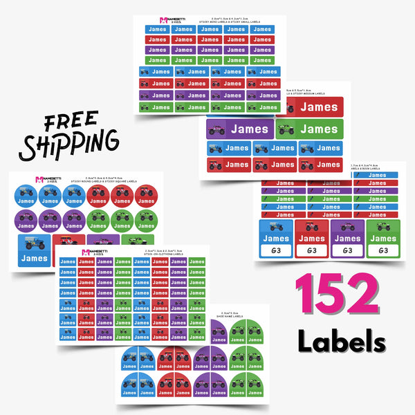 Camp Clothing Label Pack
