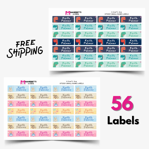 Small Sticky Name Labels